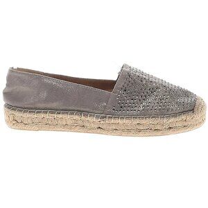 White Mountain Harmonize bling rhinestone  & stud espadrille 7.5